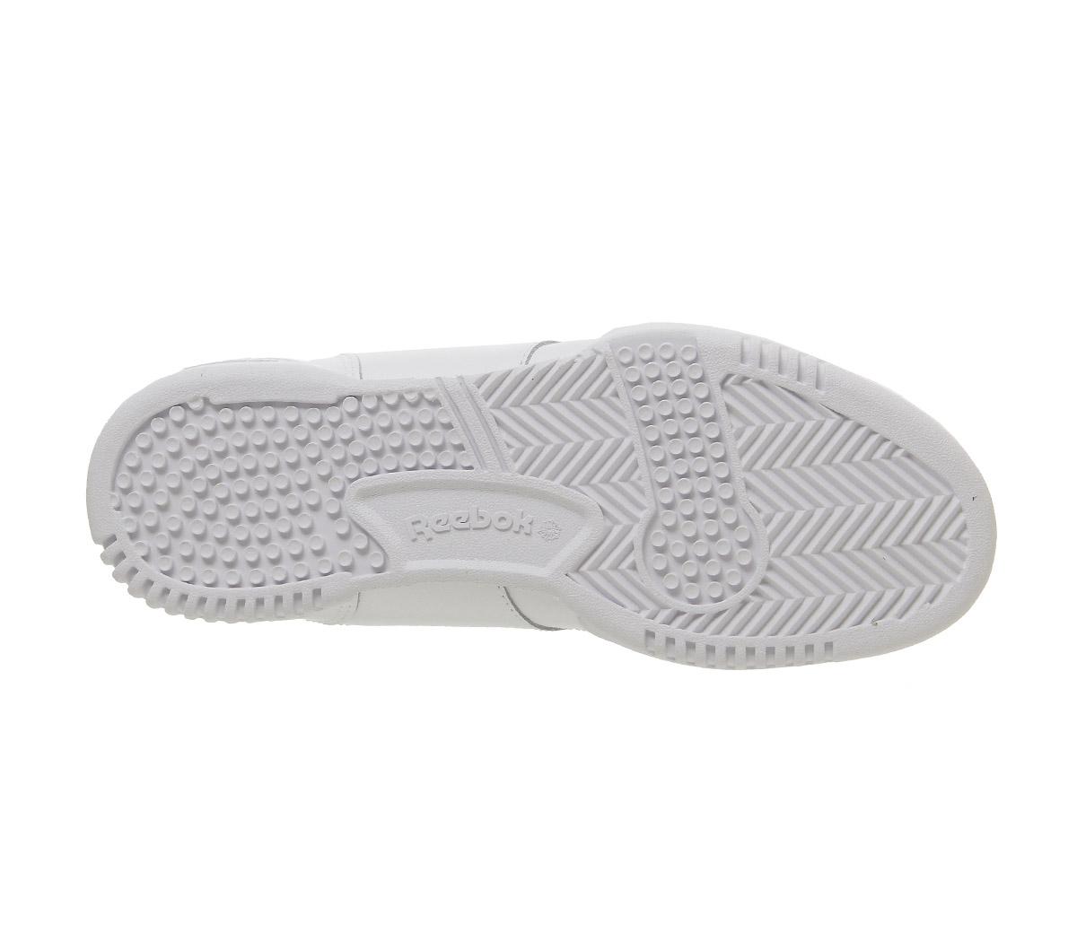reebok workout gs trainers white royal