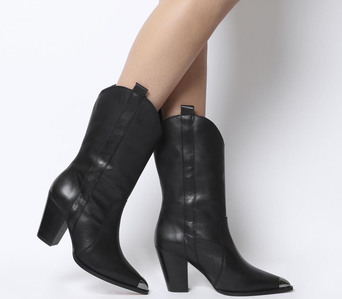 black leg boots