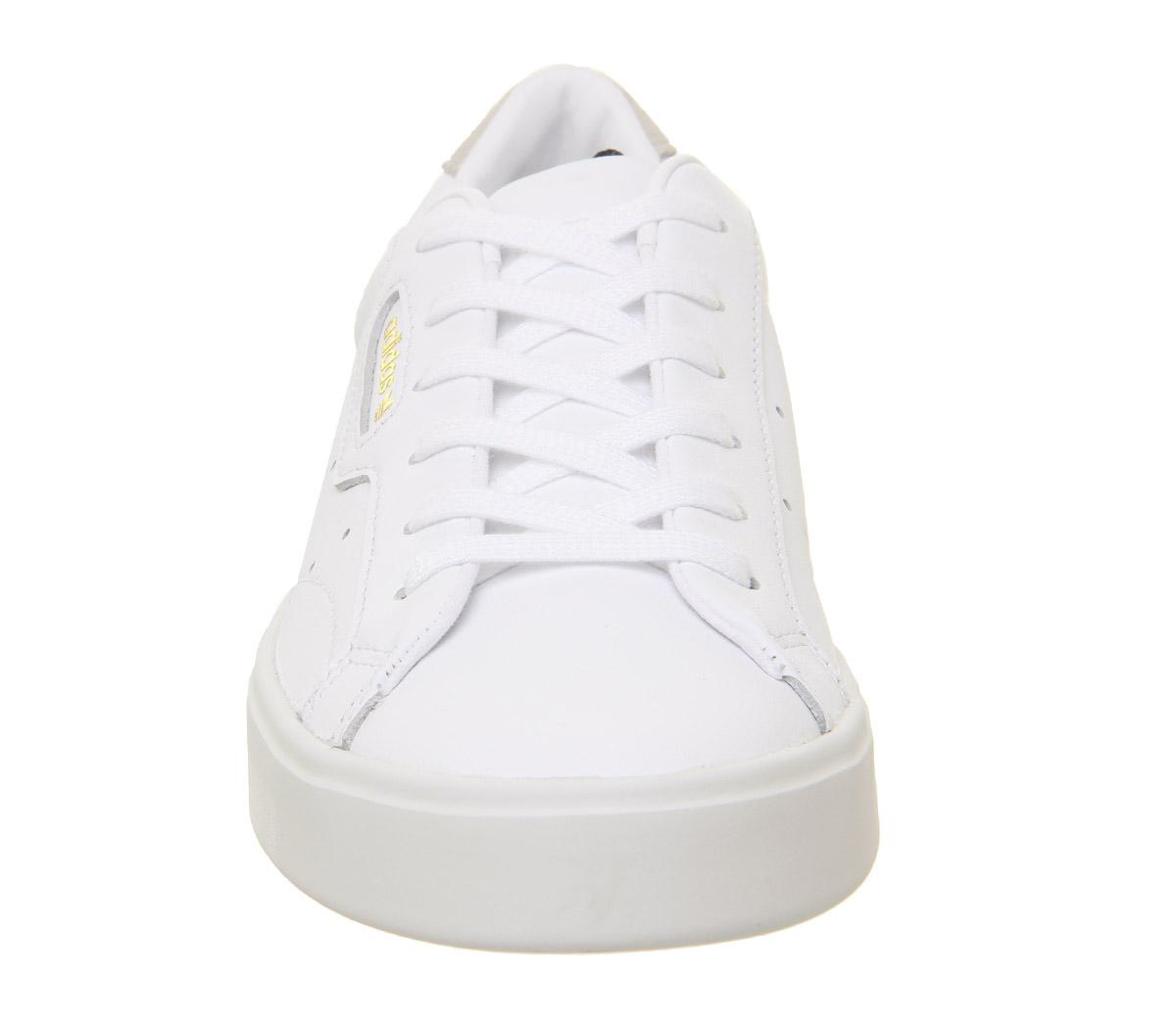 adidas sleek trainers white white crystal white