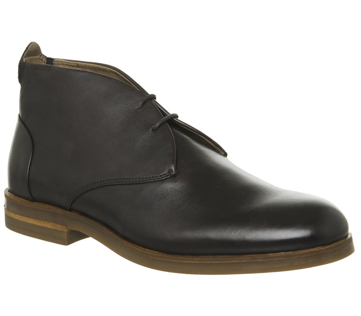 Hudson London Bedlington Chukka BROWN LEATHER,Braun