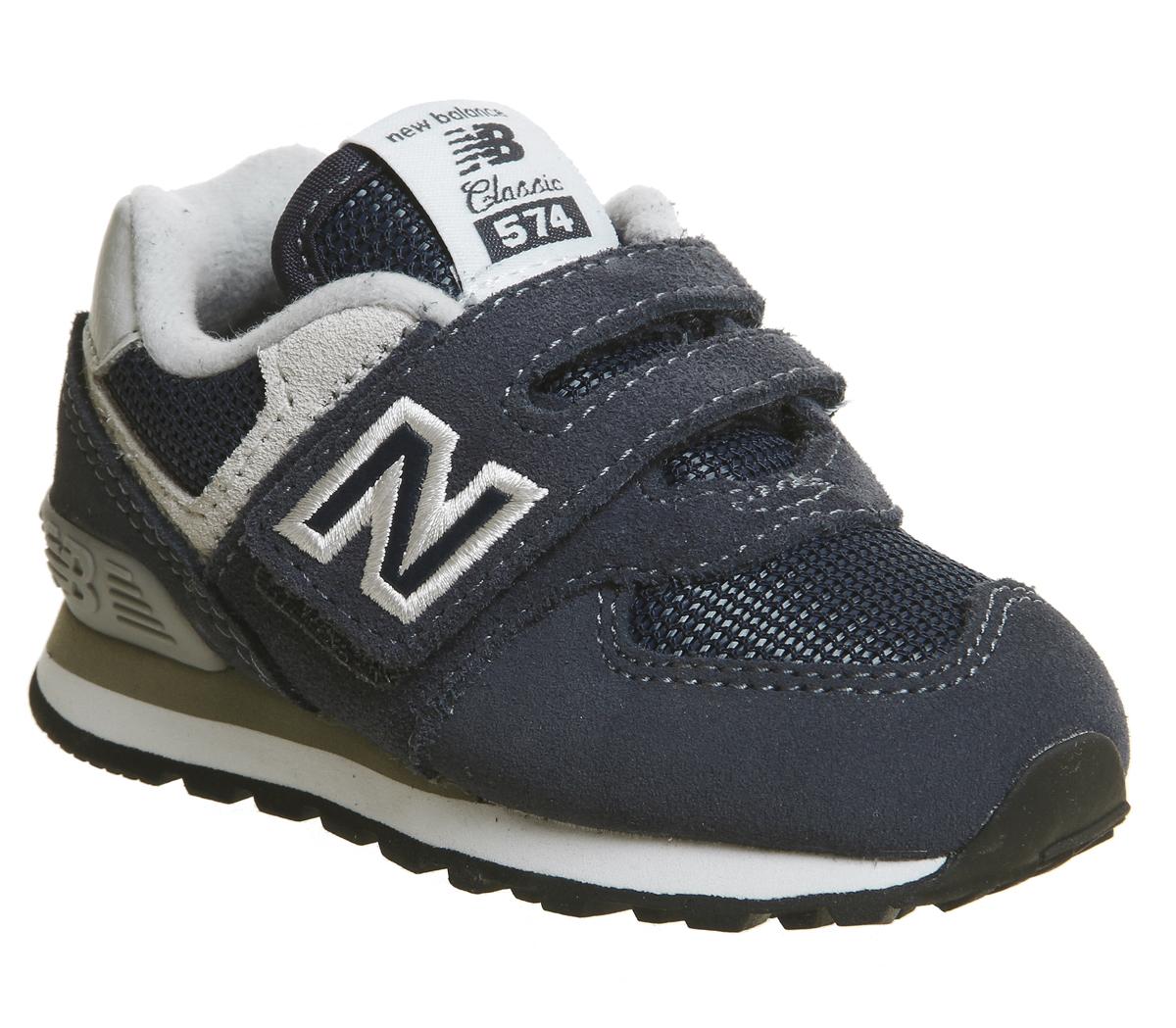 New Balance 574 Infant Navy - Kids Trainers