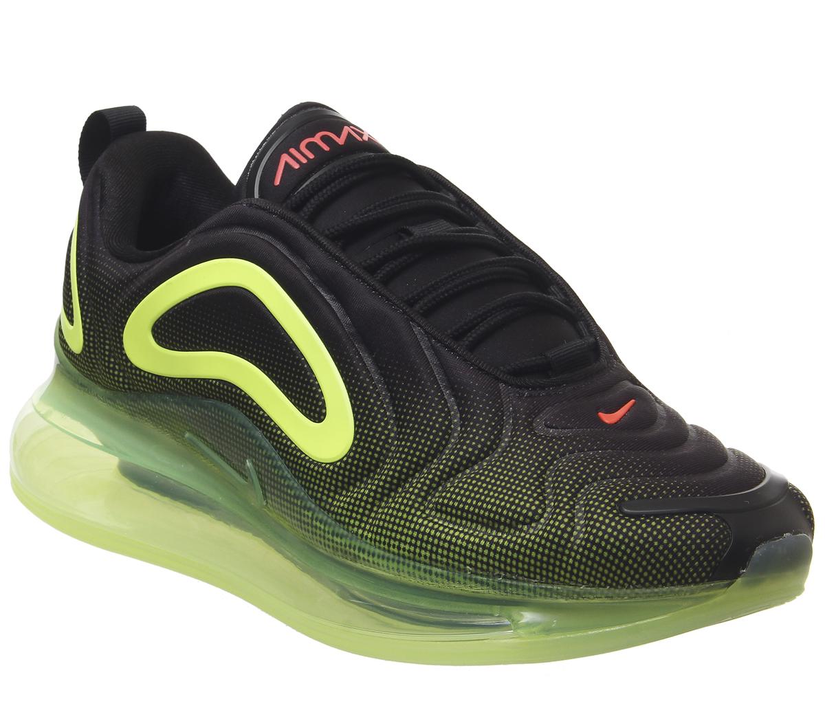 nike air max 720 black and green