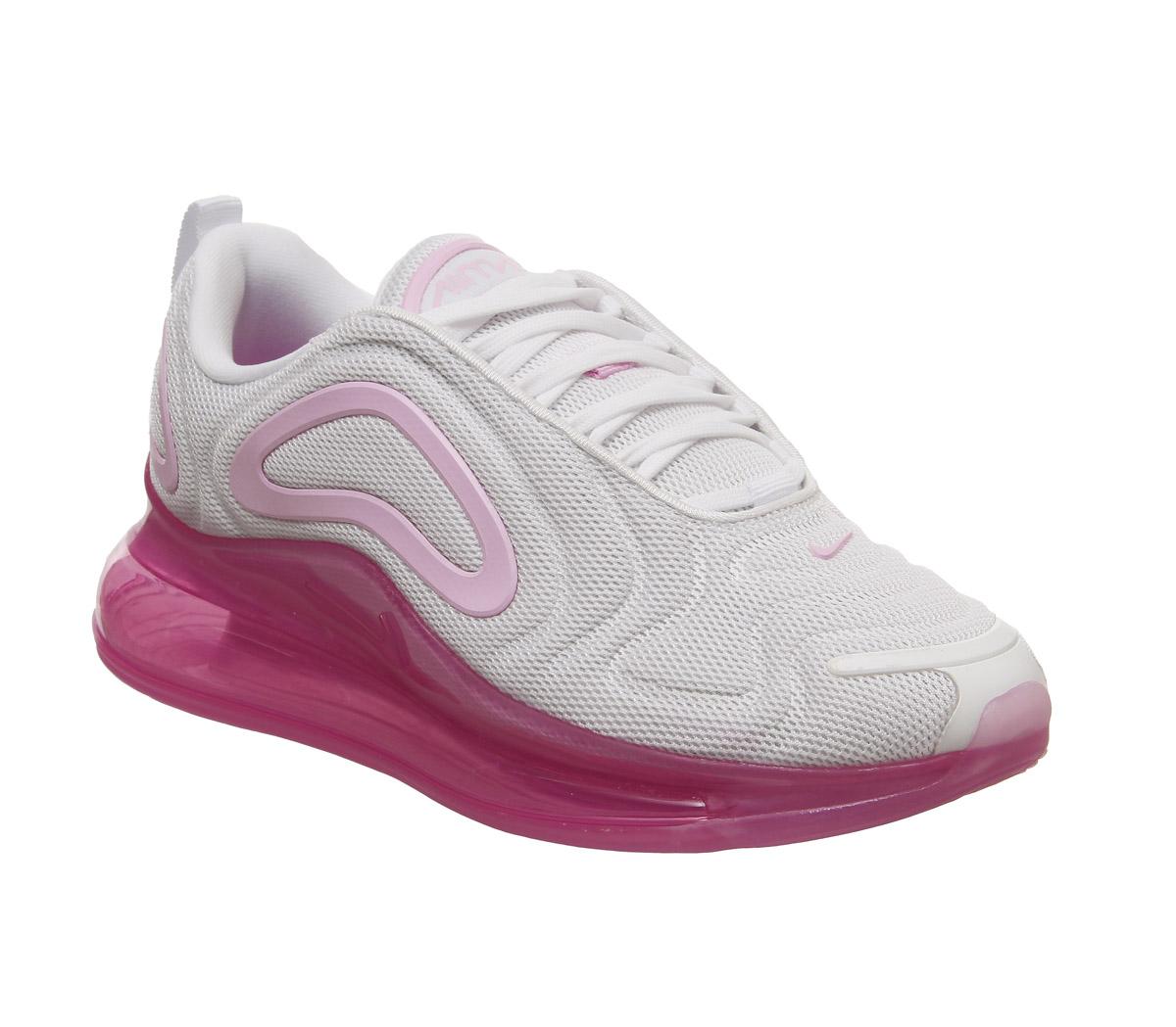 nike 720 white and pink