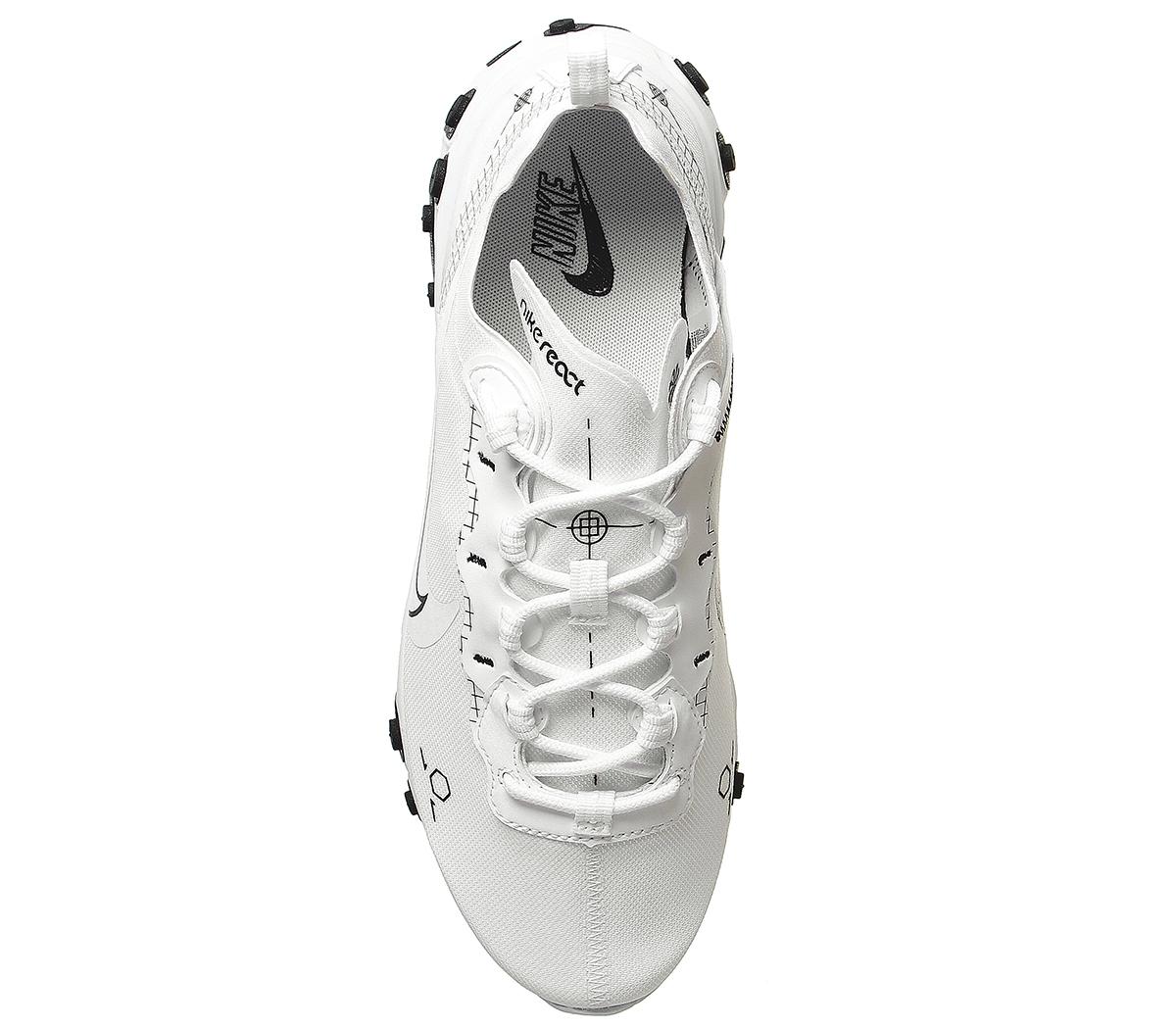 nike react element 55 men's black and white