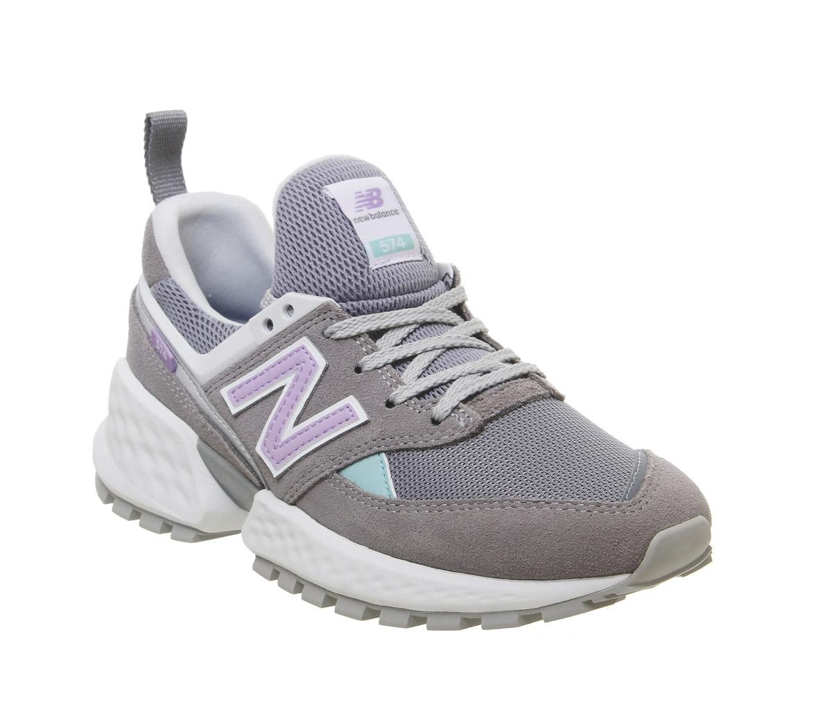 new balance 574 grey purple