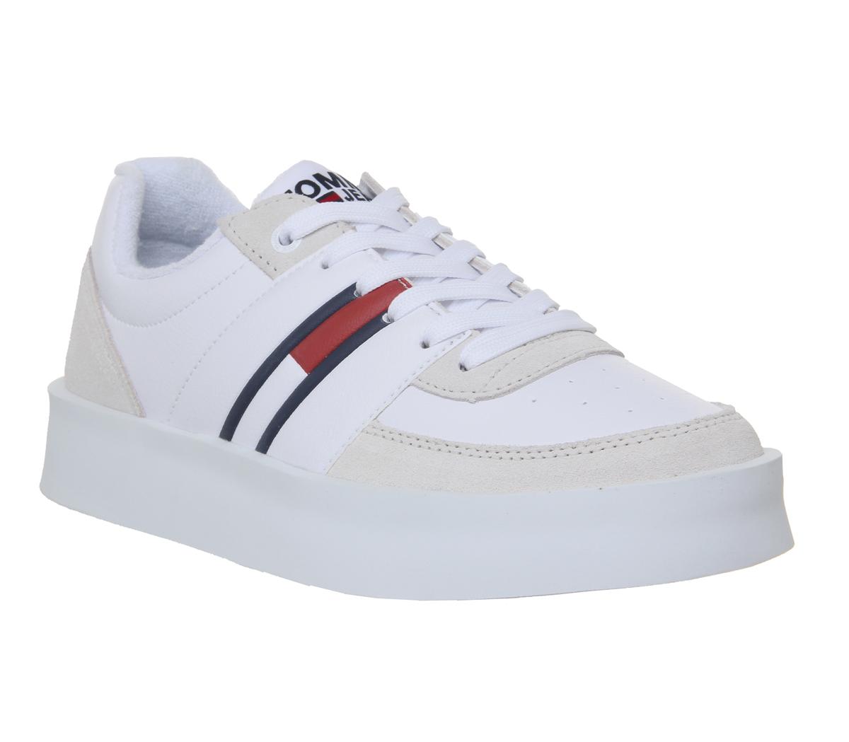 tommy hilfiger light sneakers white