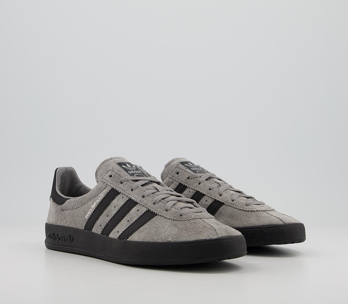 adidas Broomfield Trainers Solid Grey Black - His trainers