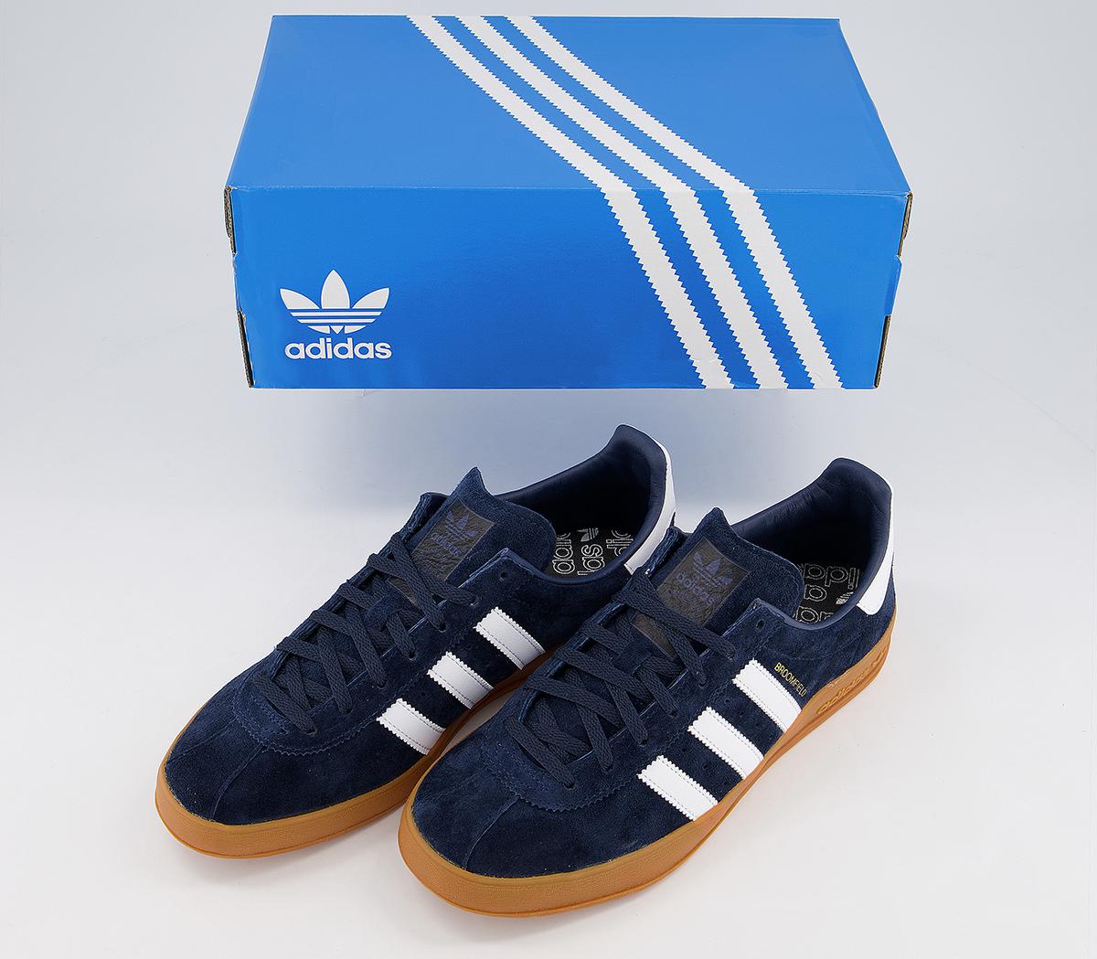 Adidas Broomfield Trainers Navy White Gum Exclusive His Trainers 6639