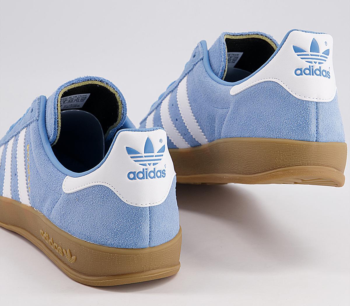 adidas Broomfield Trainers Light Blue White Gum - His trainers