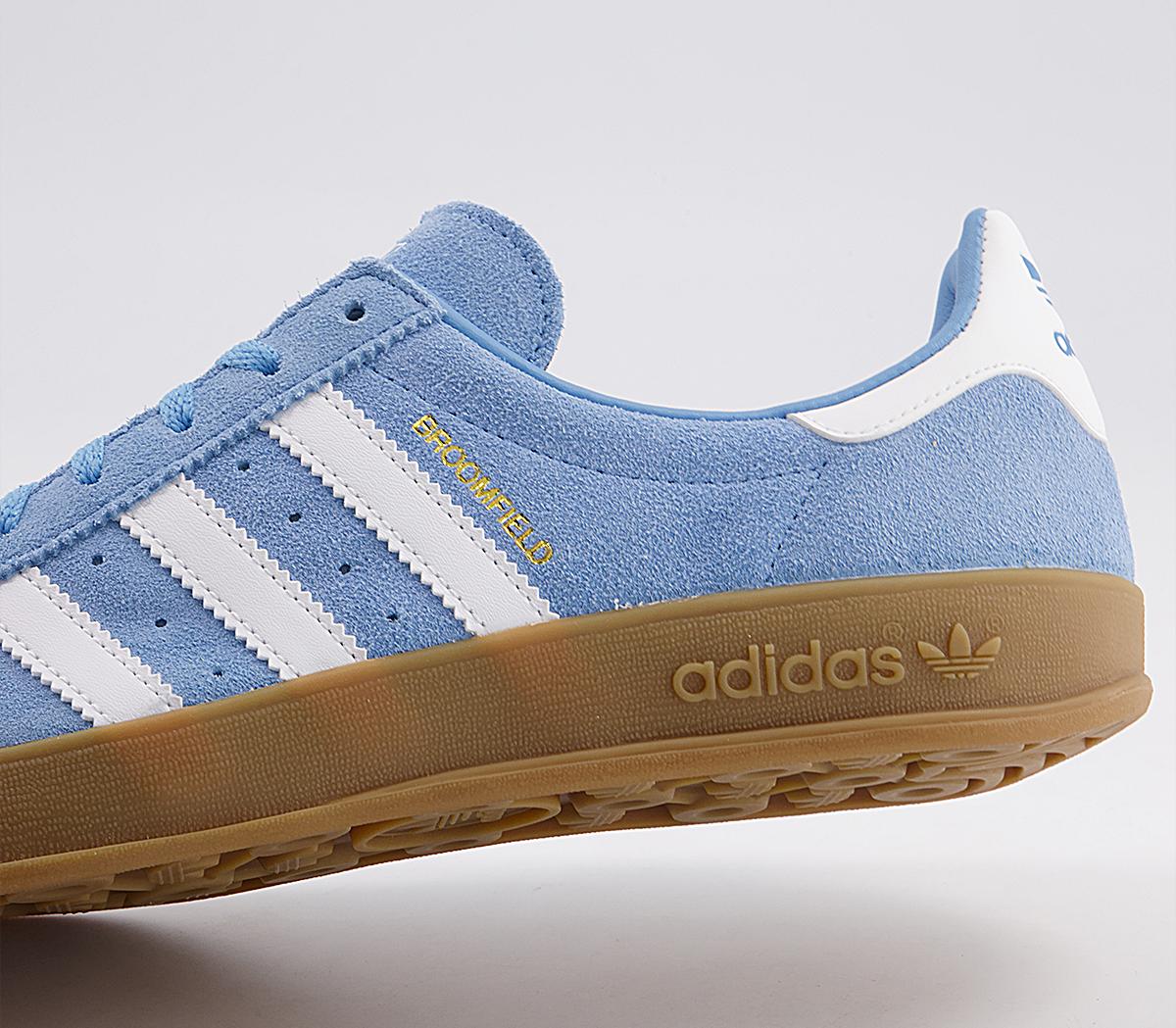 adidas Broomfield Trainers Light Blue White Gum - His trainers