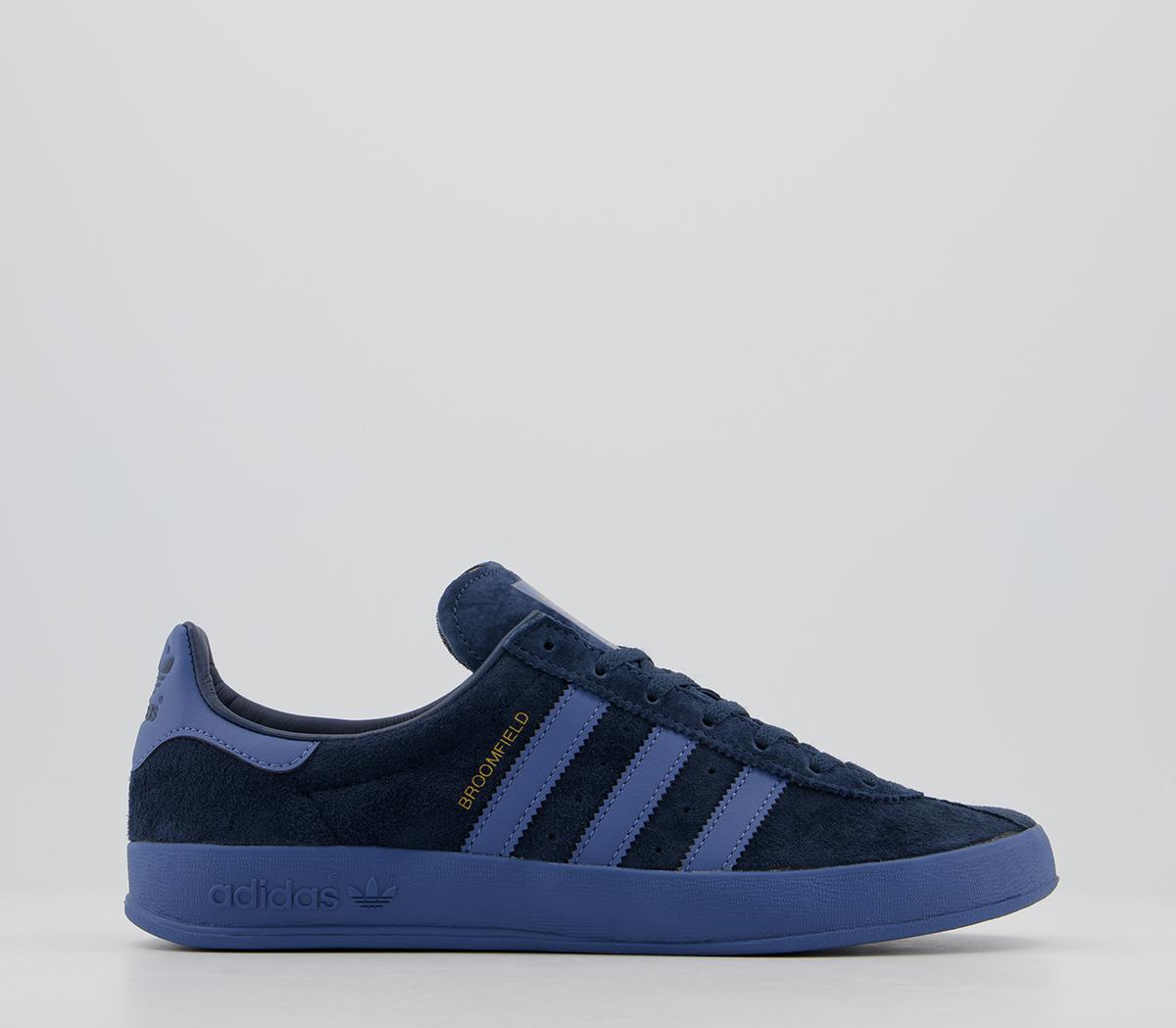adidas Broomfield Trainers Blue Gold 