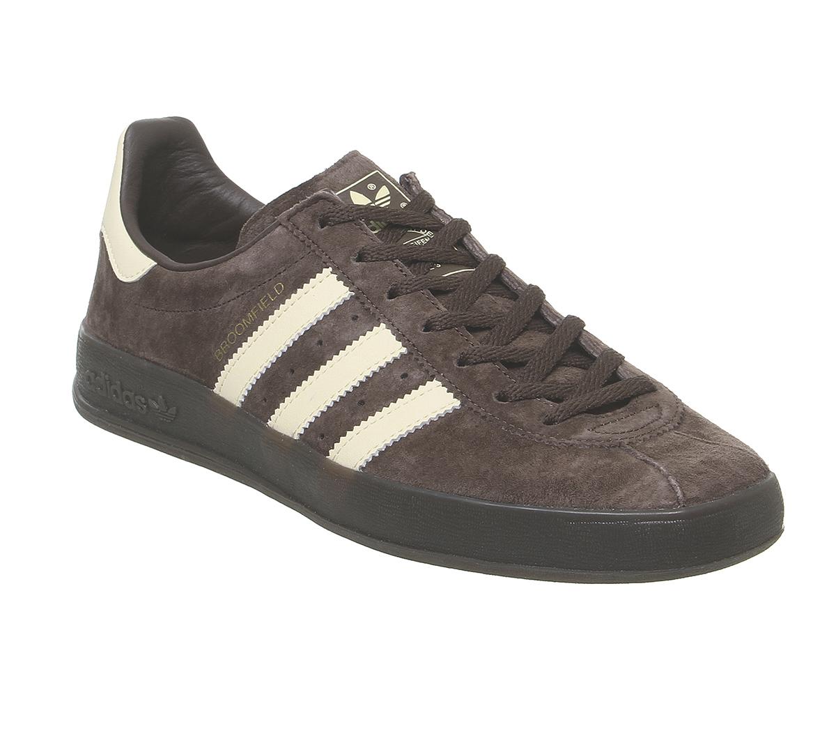 adidas Broomfield Trainers Brown Yellow Gold Metallic - His trainers