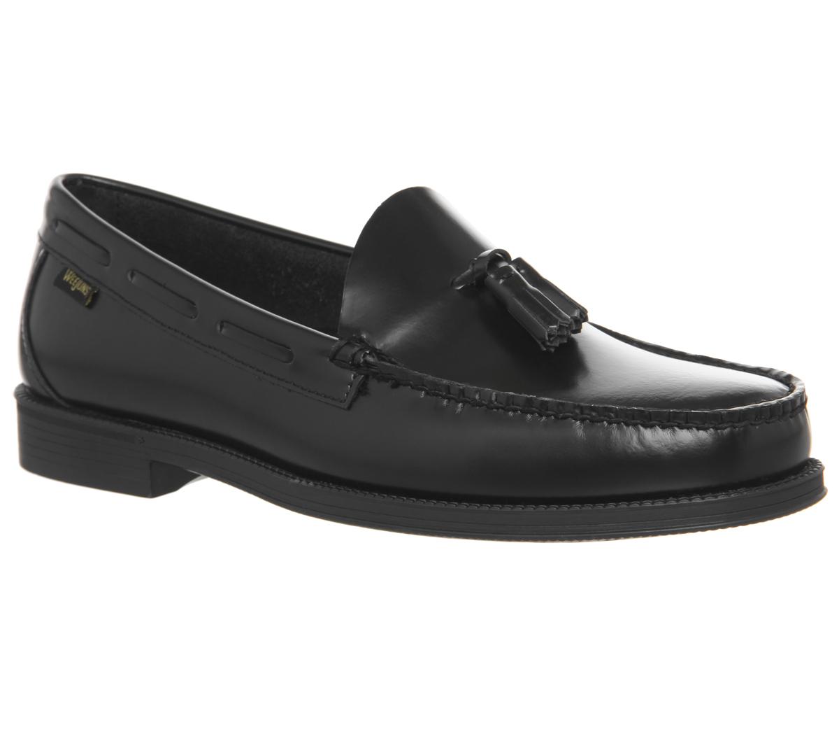 G.H Bass & Co Easy Weejun Tassel Loafers Black - Men’s Smart Shoes