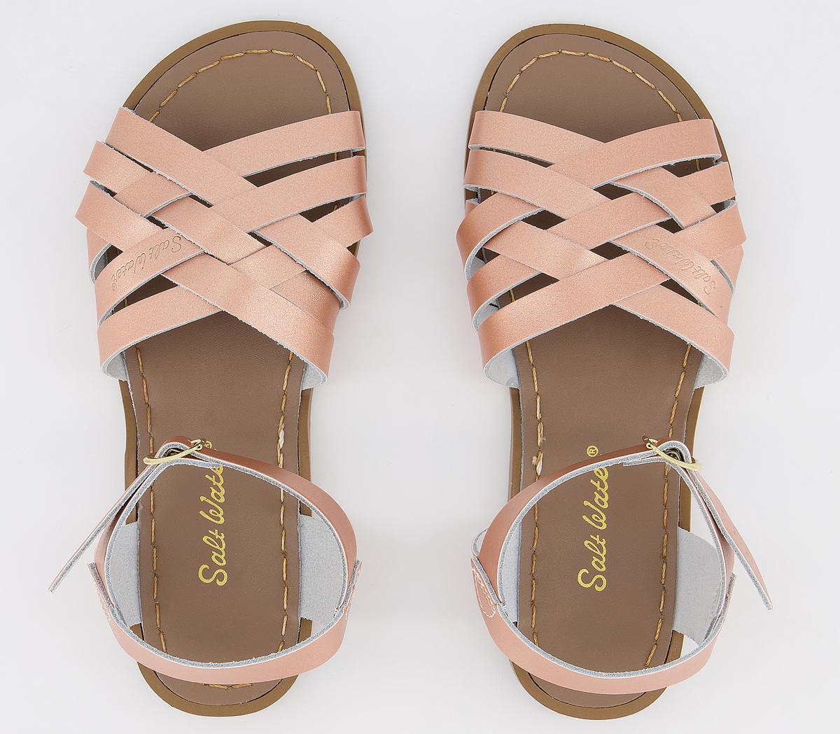 Salt-Water Retro Sandals Rose Gold - Women’s Sandals