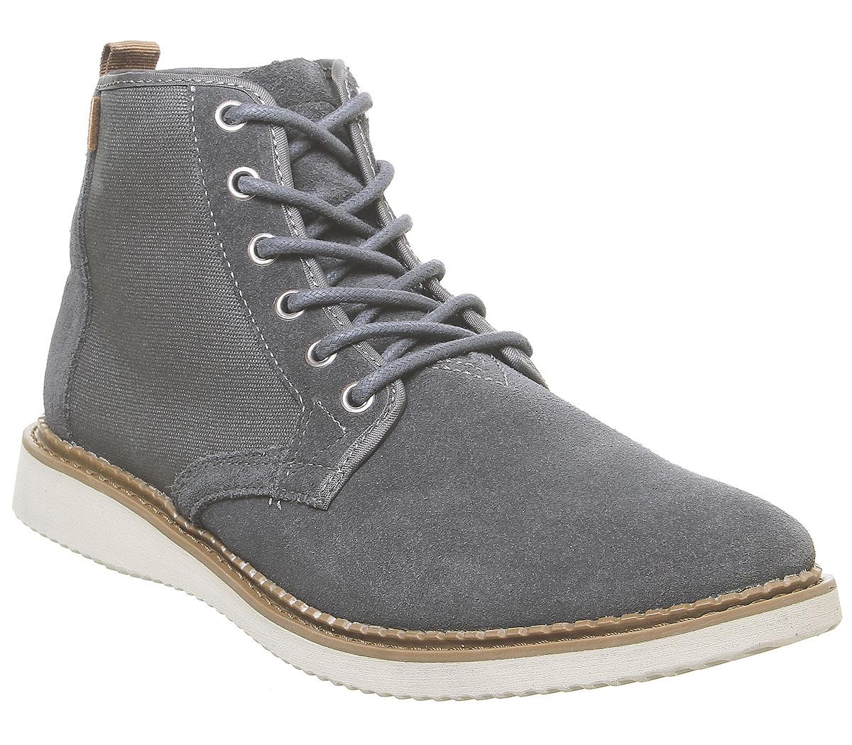 Toms Porter Boots Grey - Boots