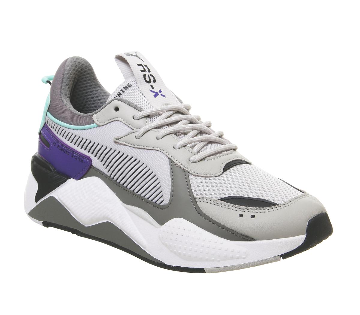 Puma Rs-x Tracks Grey Grey Purple - His trainers