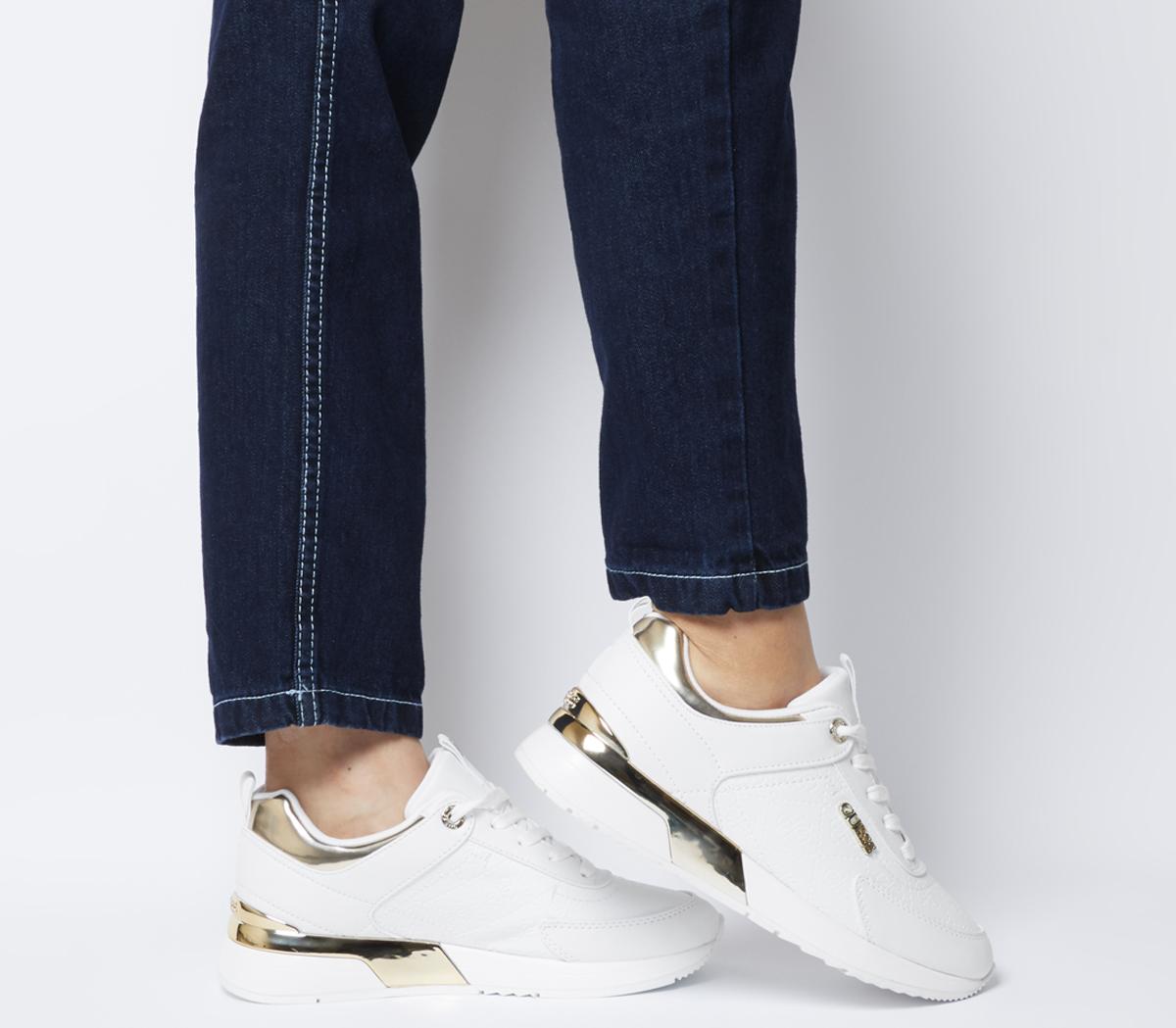 Guess Marlyn Sneakers White Gold - Flats