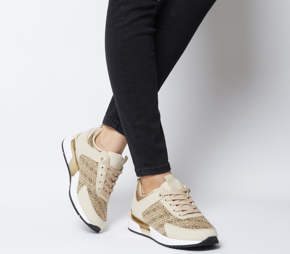 sneakers guess beige