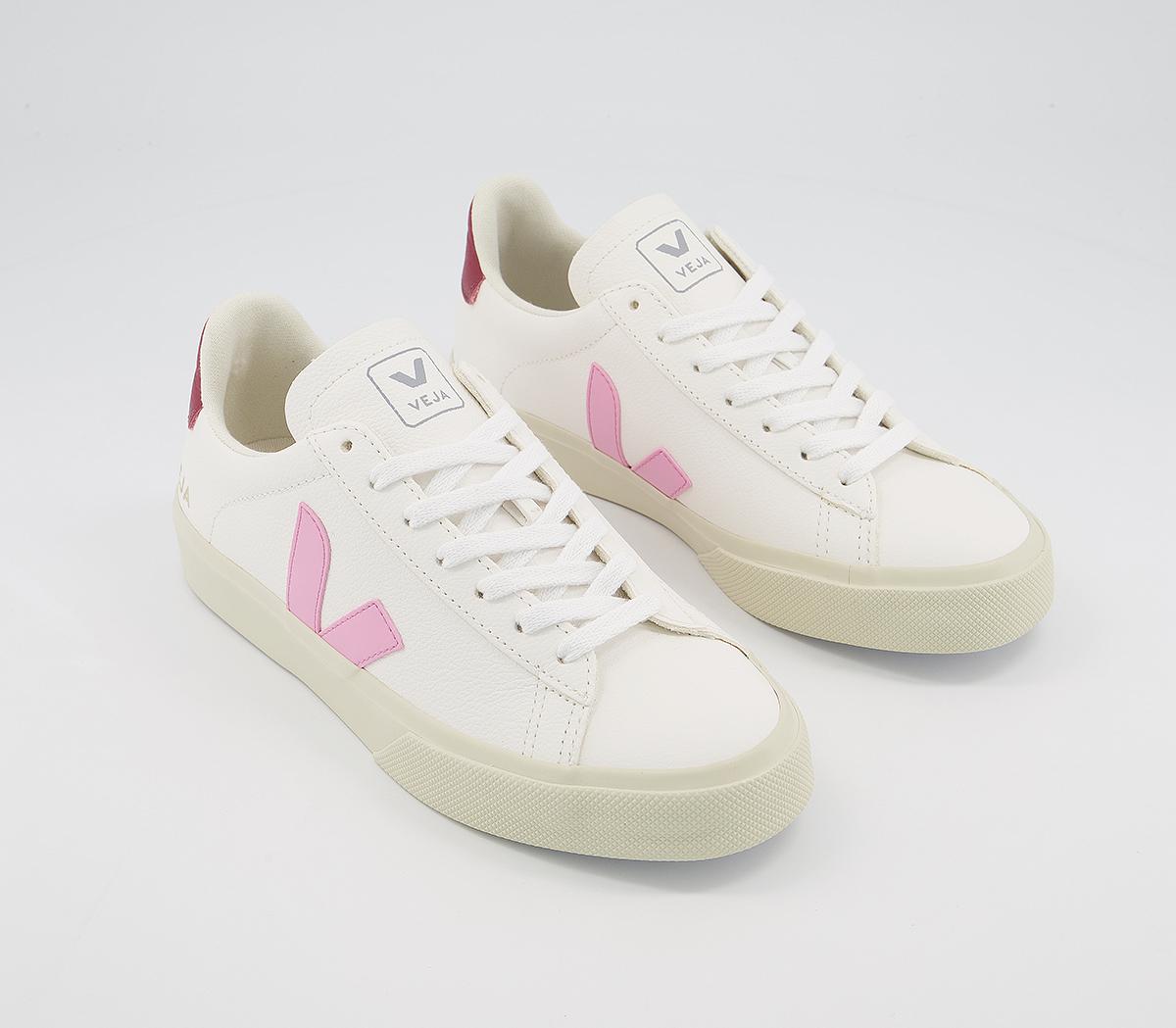 Veja Campo Trainers White Guimauve Marsala F - Hers trainers