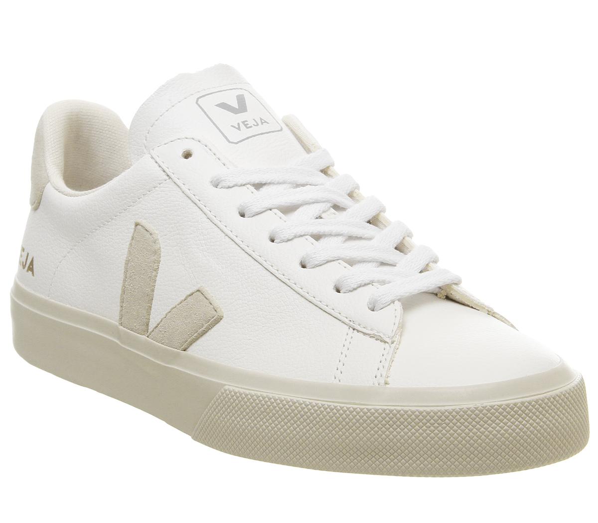 Veja Campo White Natural Leather F 