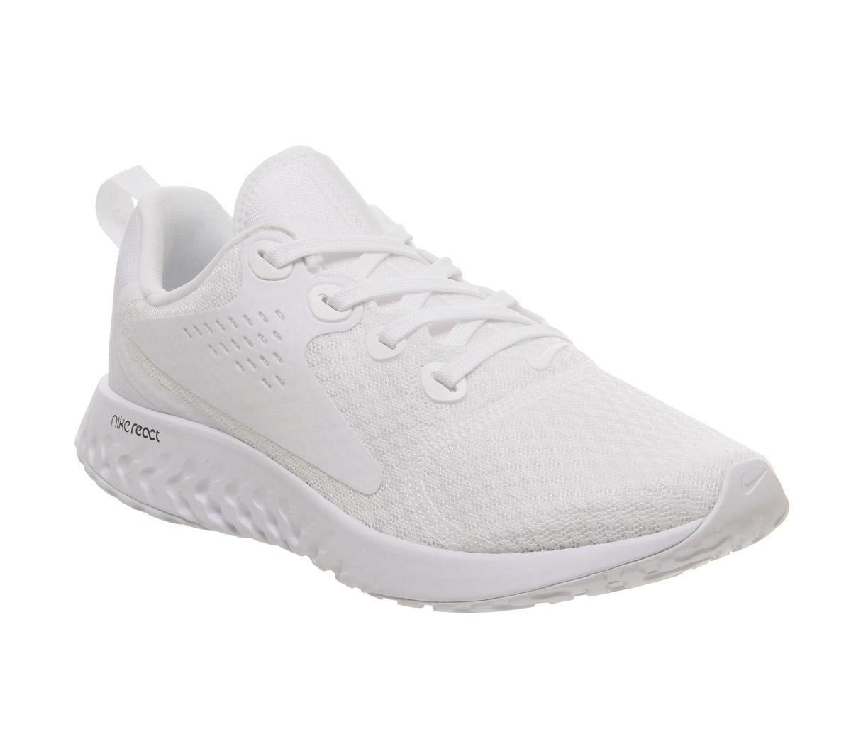 all white trainers junior