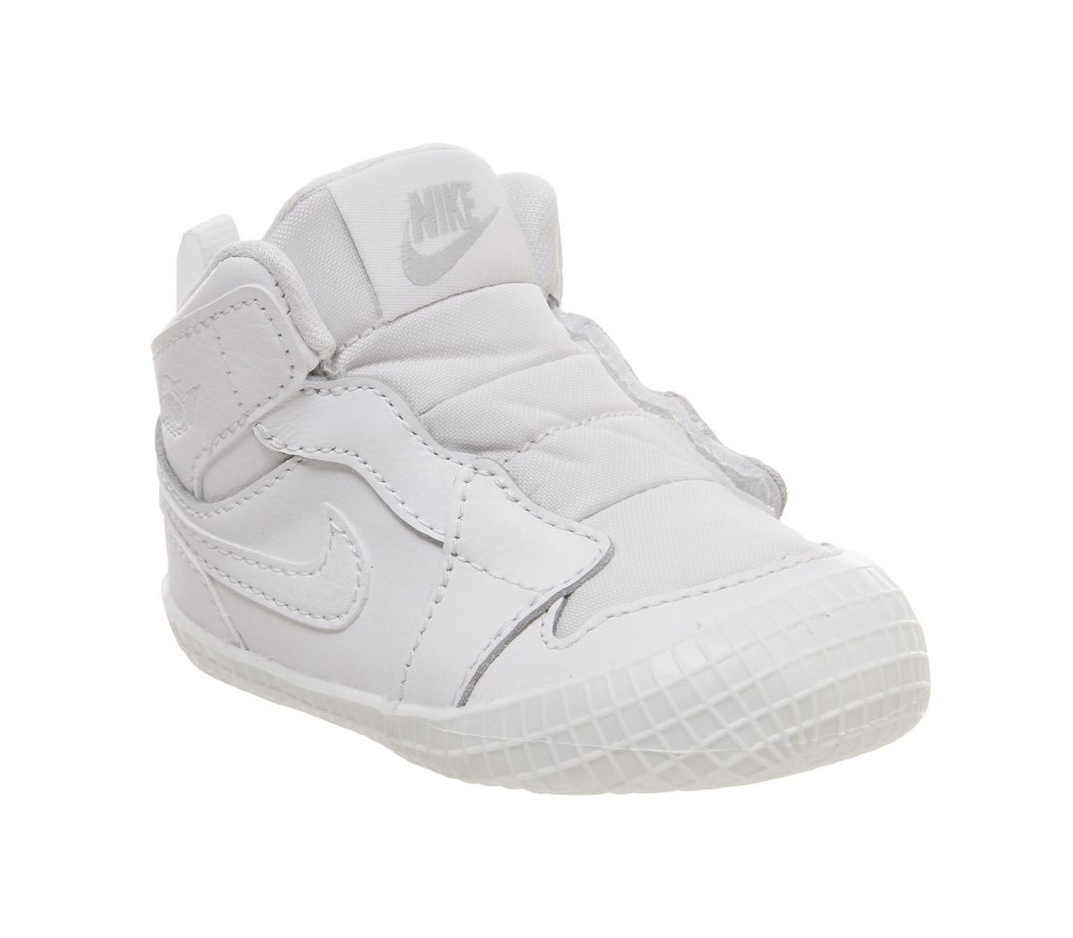 Jordan Jordan 1 Crib Booties White Pure Platinum Unisex