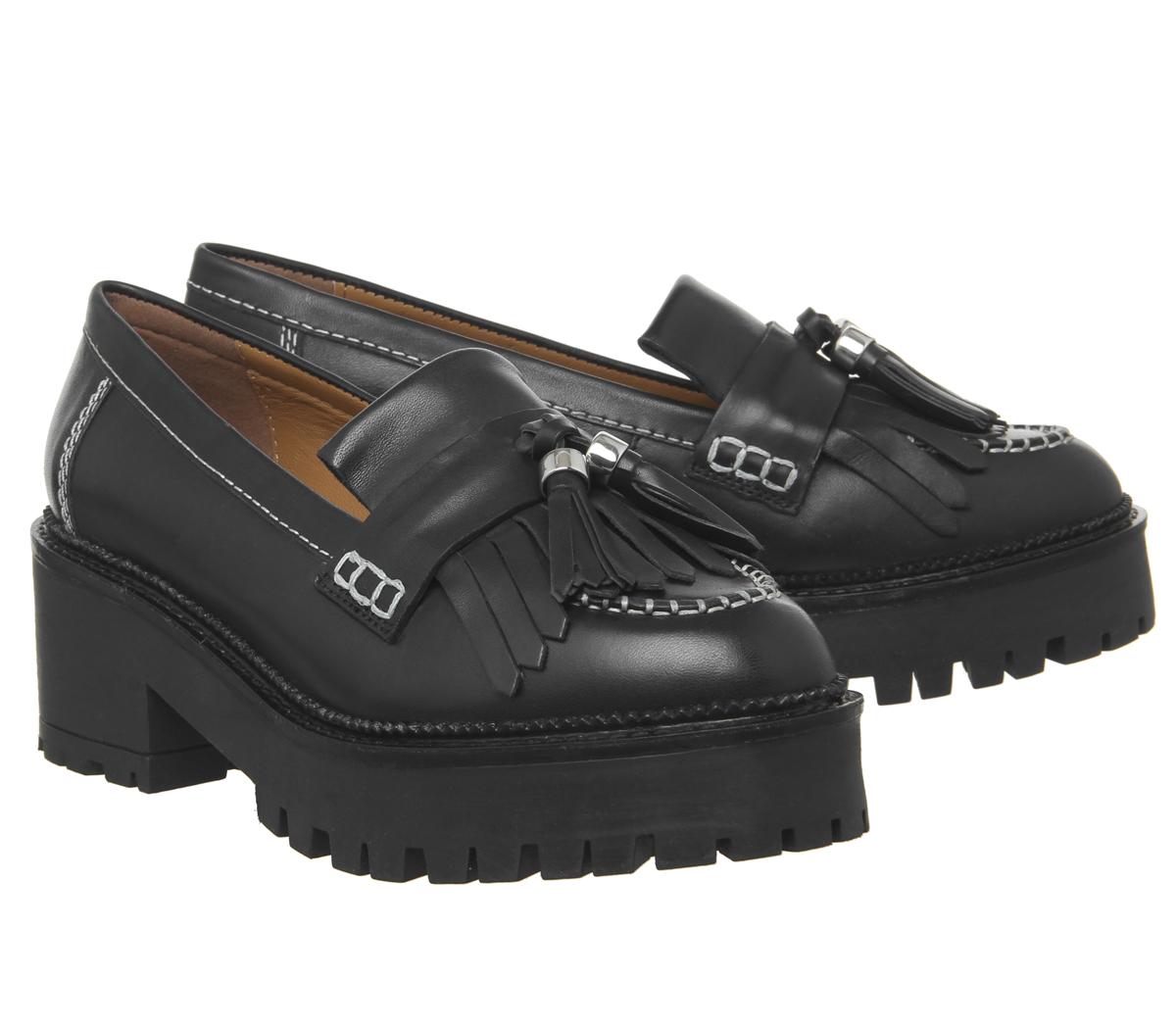 loafers mid heel
