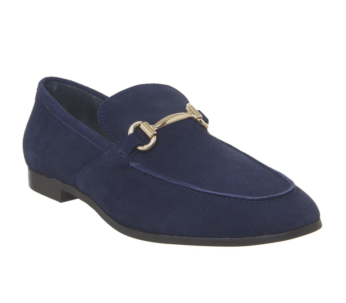 Office Lemming Snaffle Loafers Navy 
