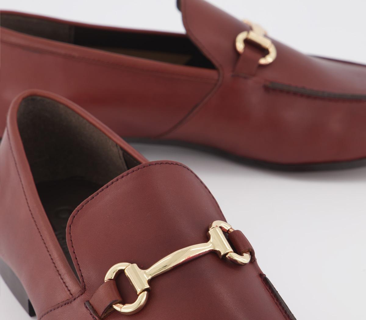leather snaffle loafer