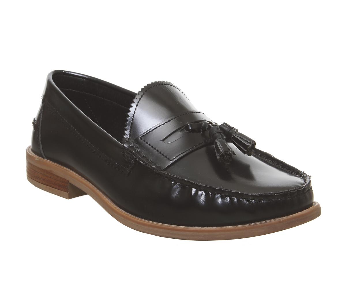 Office Liho Tassel Loafers Black Hi 