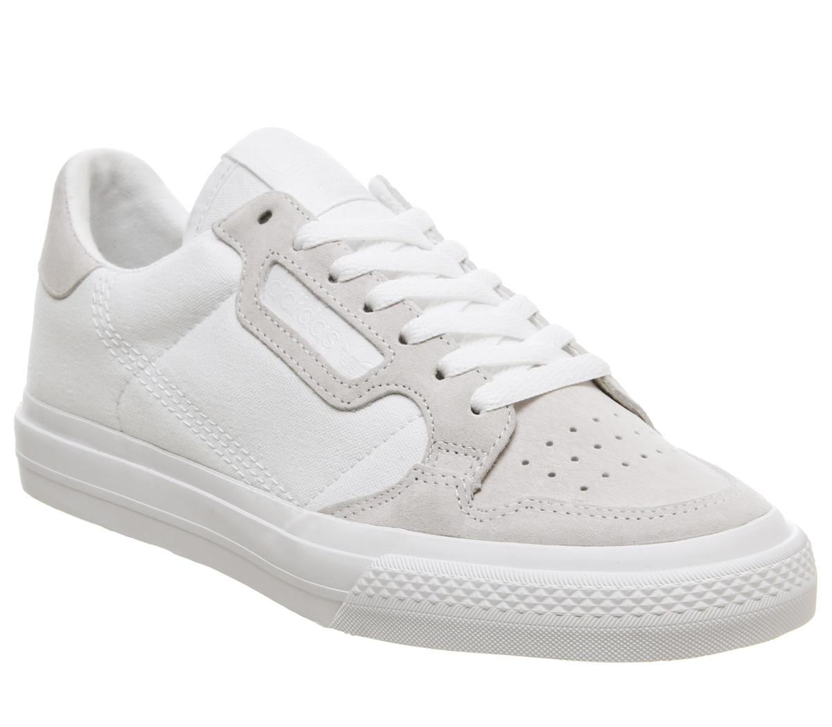 adidas originals continental 80 vulc trainers in white