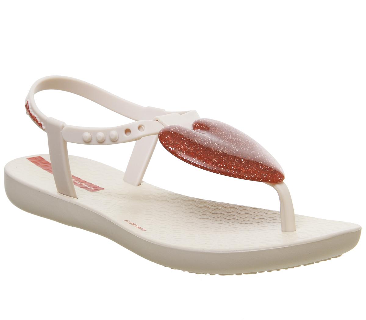 ipanema heart sandals