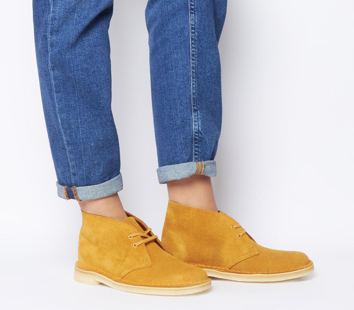 clarks blue suede ankle boots