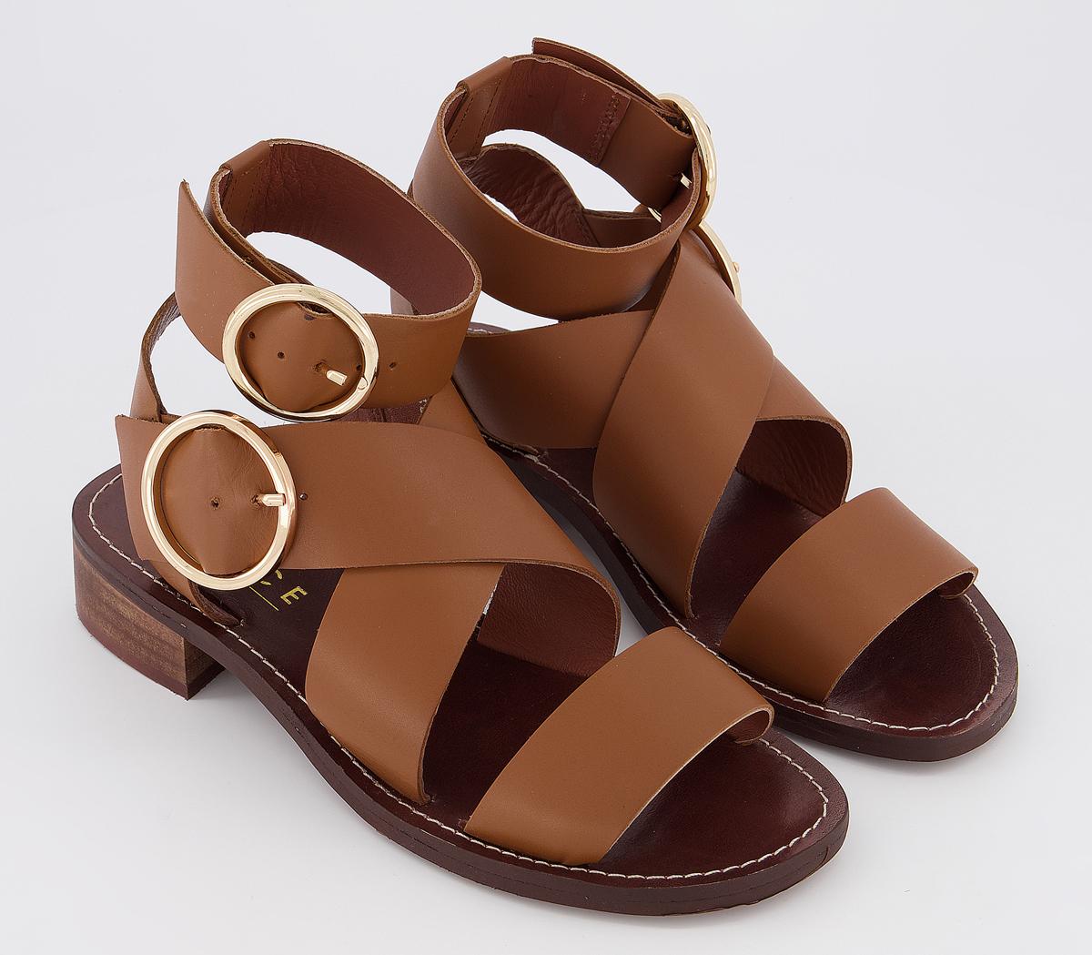 CAMINANDO - CAMINANDO DOUBLE BUCKLE SANDALS 38の+spbgp44.ru