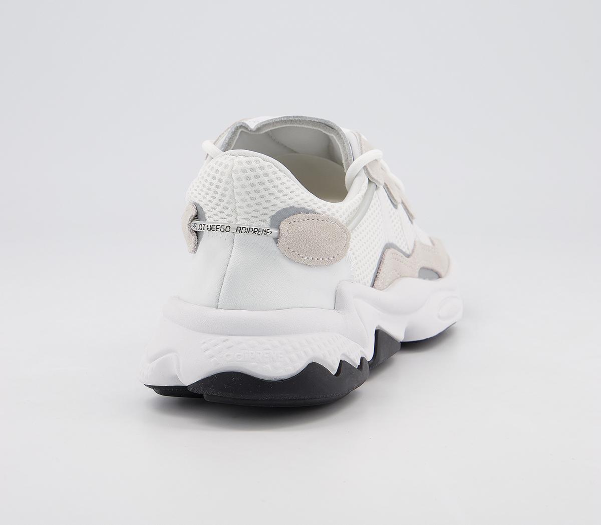 ozweego trainers crystal white off white