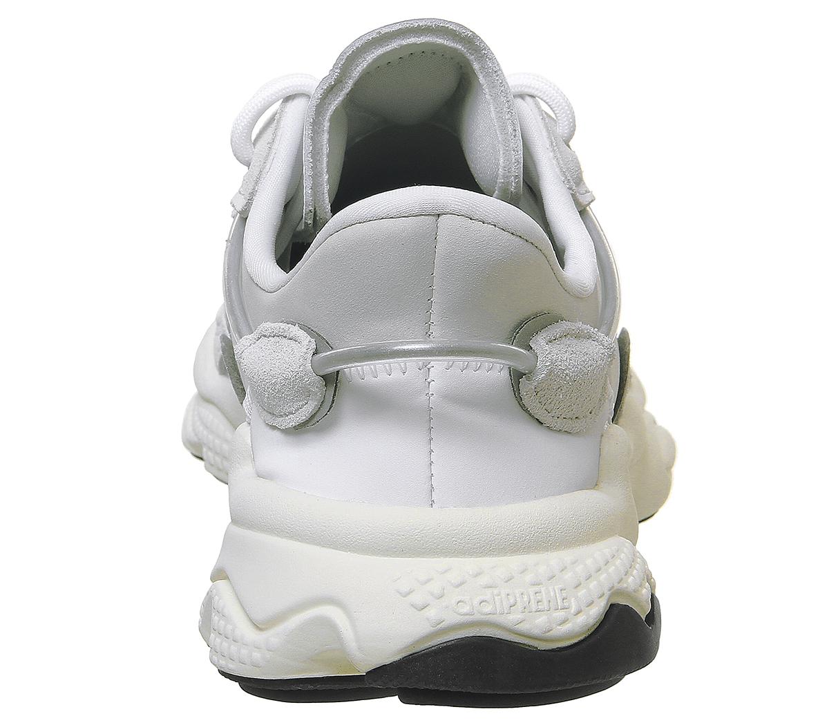 ozweego trainers crystal white off white