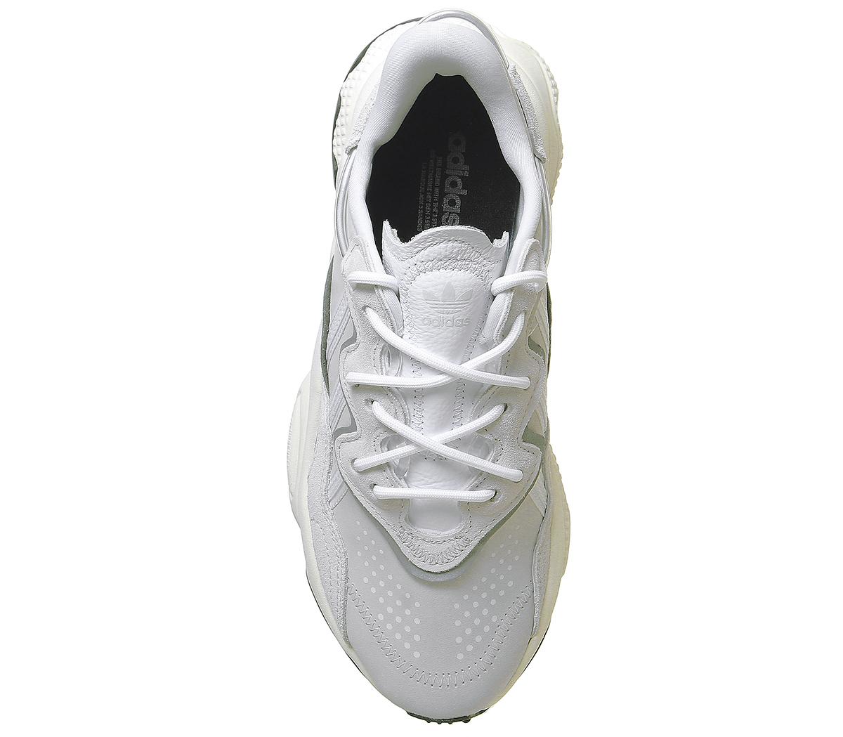 ozweego trainers crystal white off white