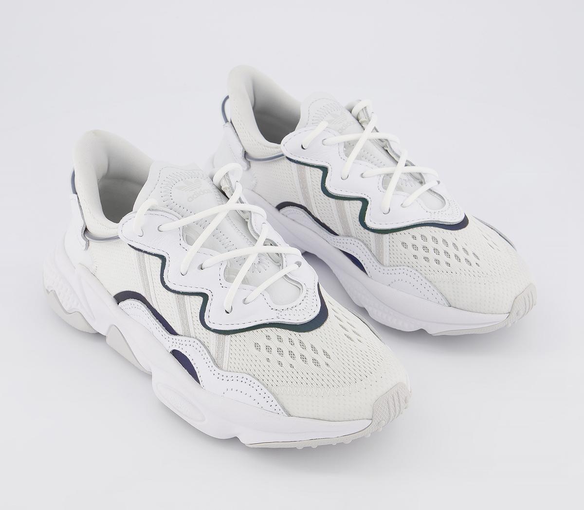 ozweego trainers crystal white off white