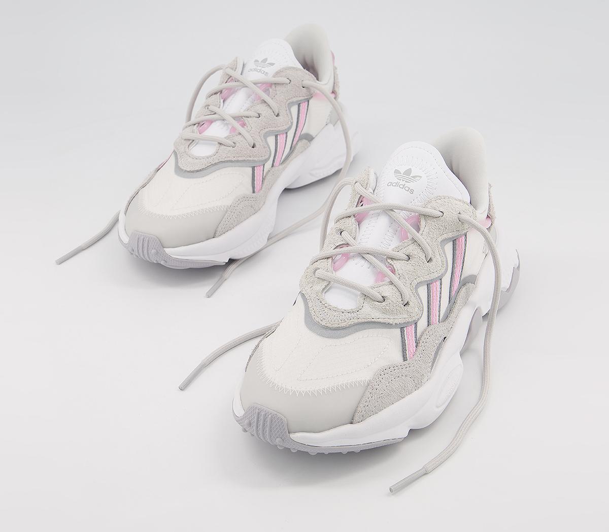 ozweego white pink