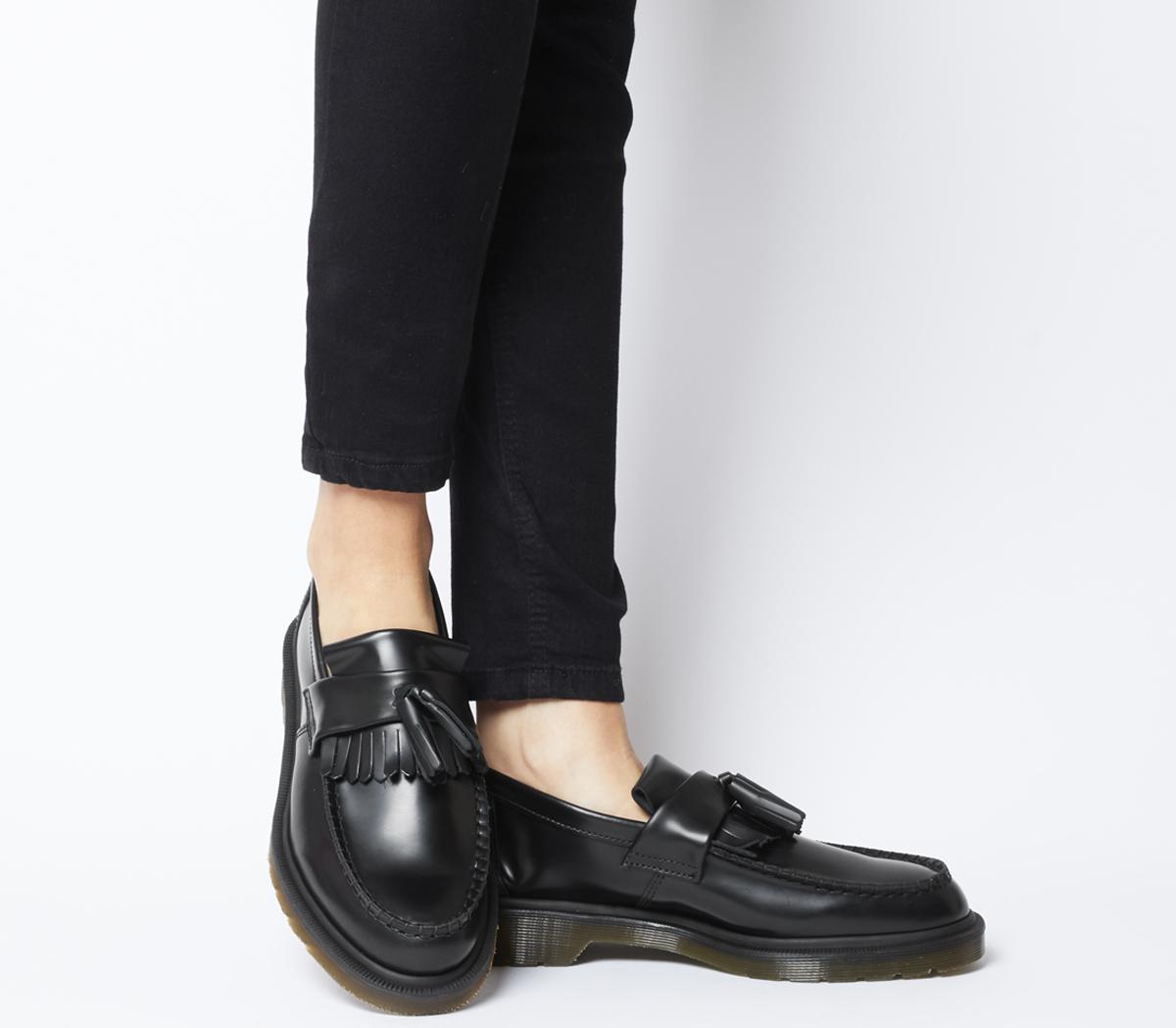 Dr. Martens Adrian Loafers Black Smooth - Flats