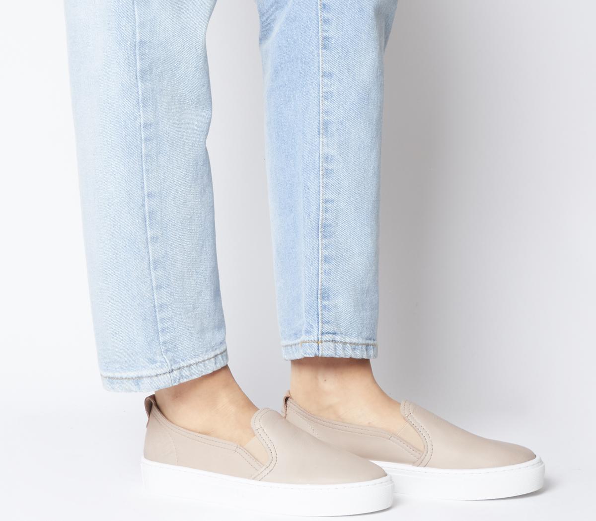 nude slip on shoes