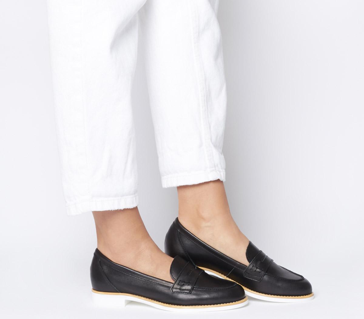 Office Formal Loafer With White Sole 