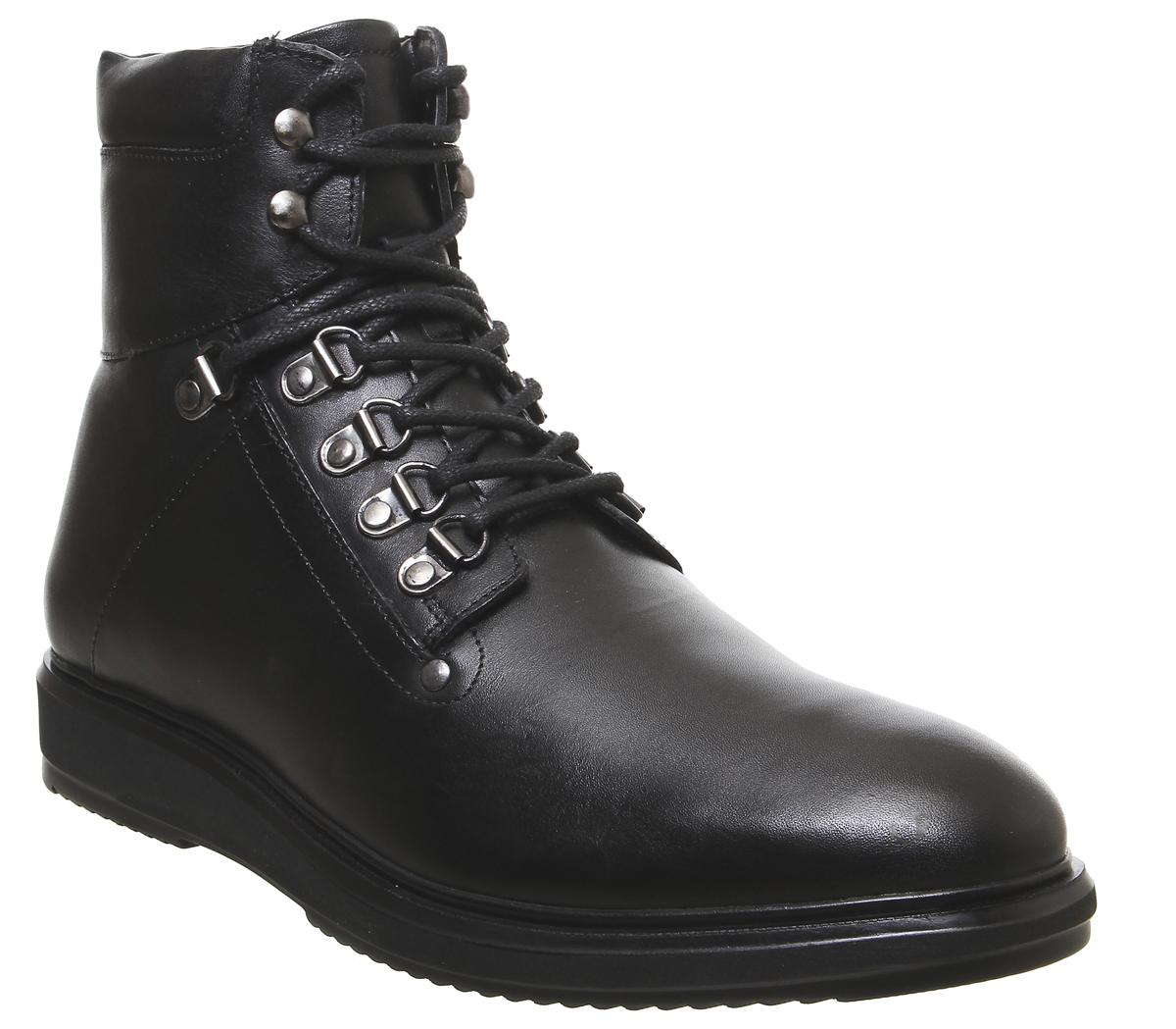 Office Lead Hiker BLACK LEATHER,Schwarz