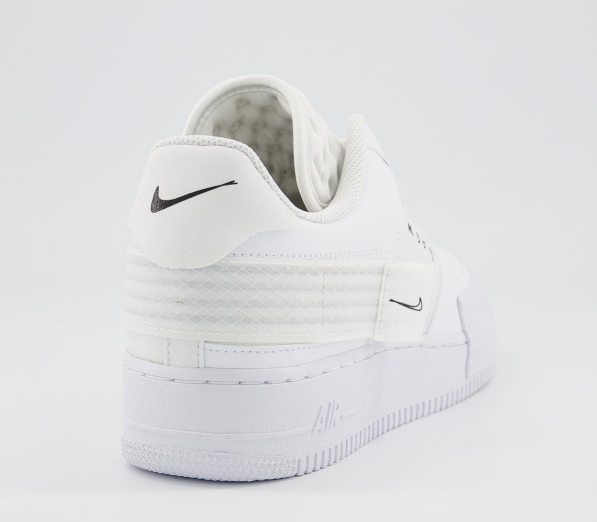 nike air force one trainers white black