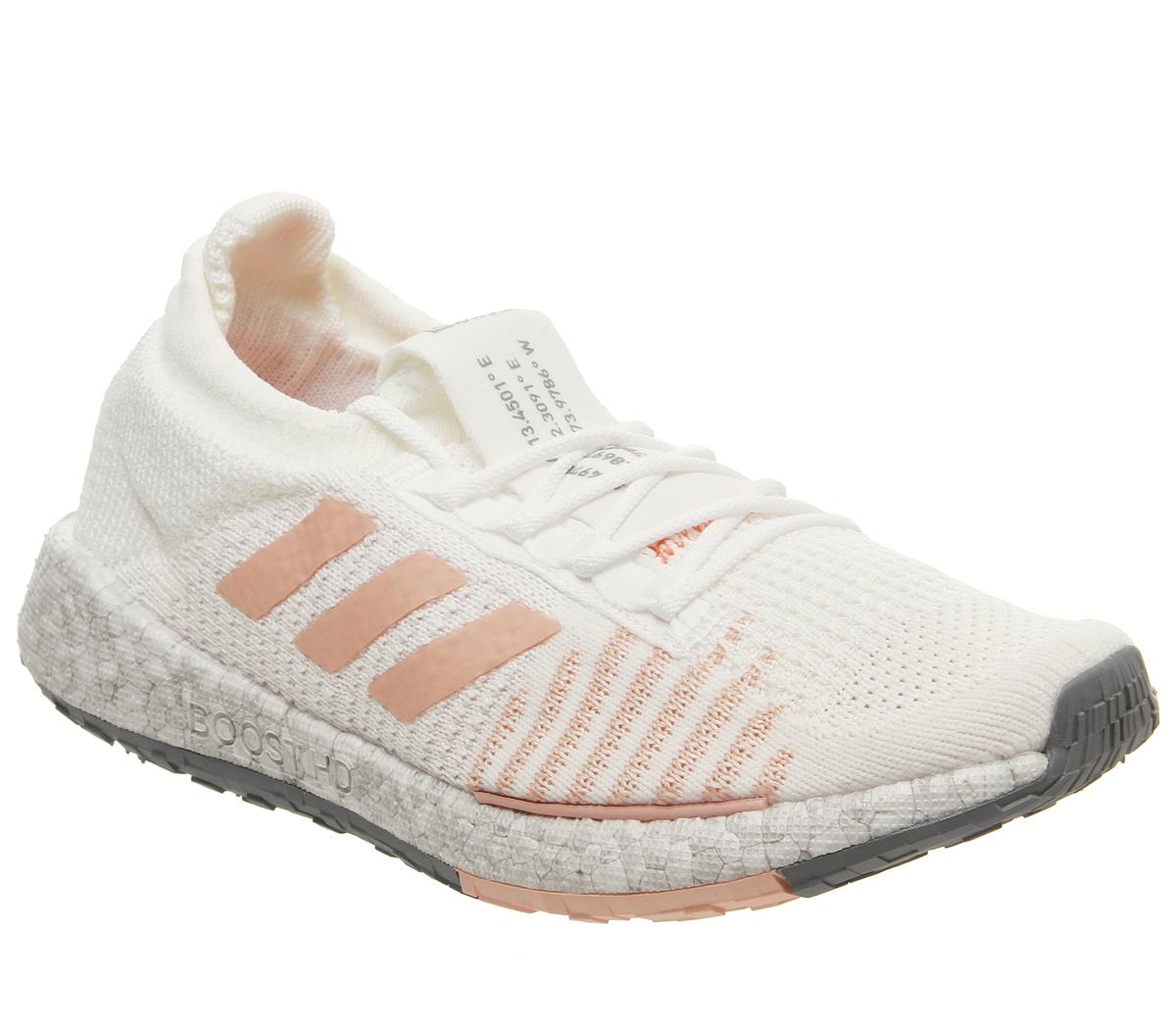 ultra boost white pink