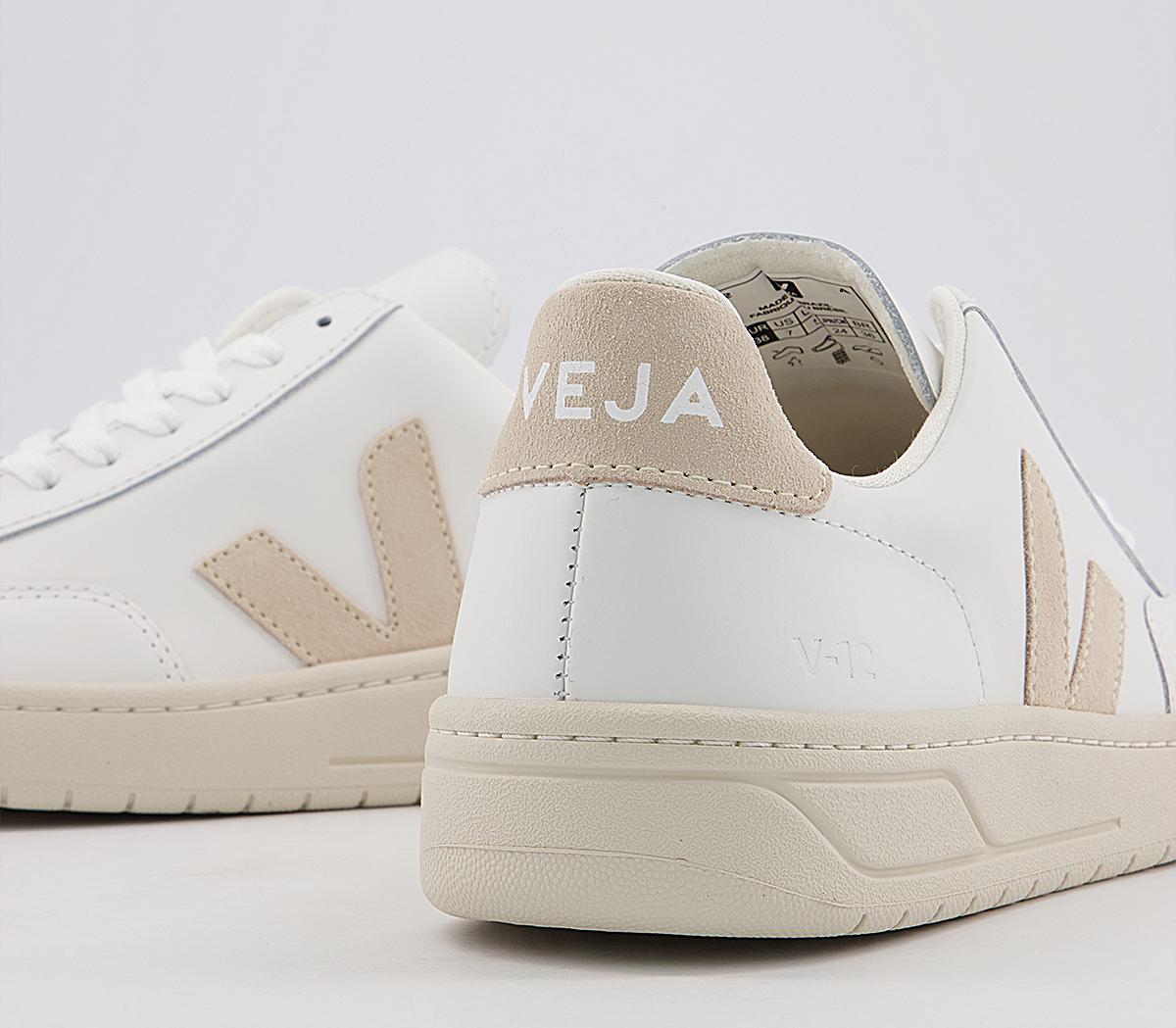 Veja V-12 Trainers Extra White Sable - Hers trainers