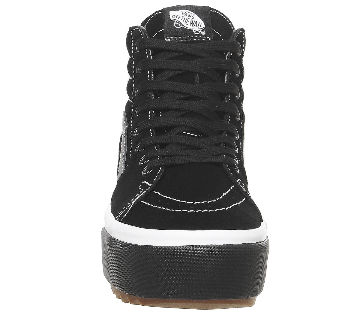 vans sk8 hi stacked suede