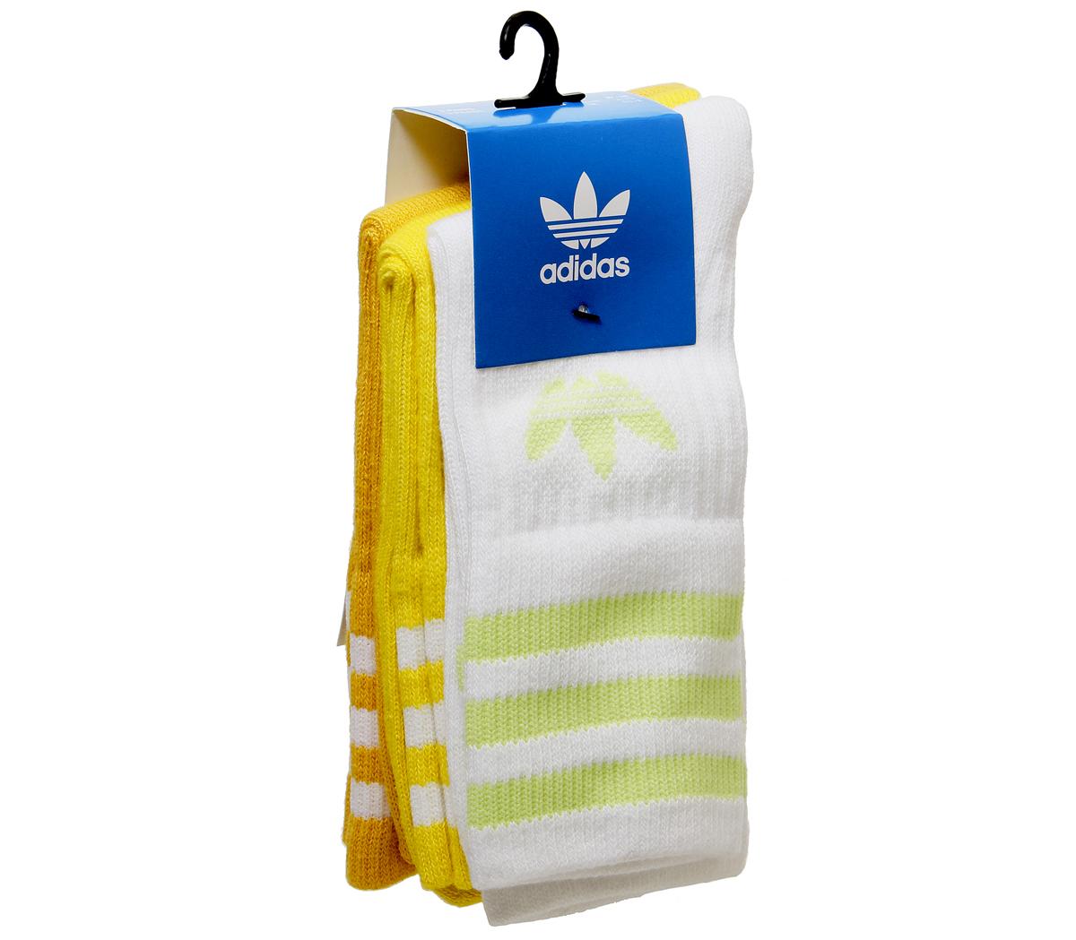 adidas socks yellow