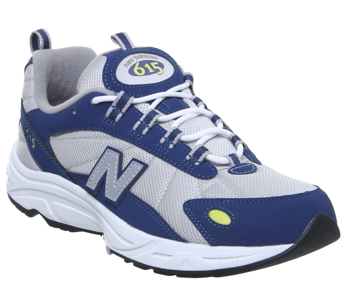 New Balance 615 Trainers Blue Silver 