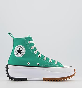 green converse trainers